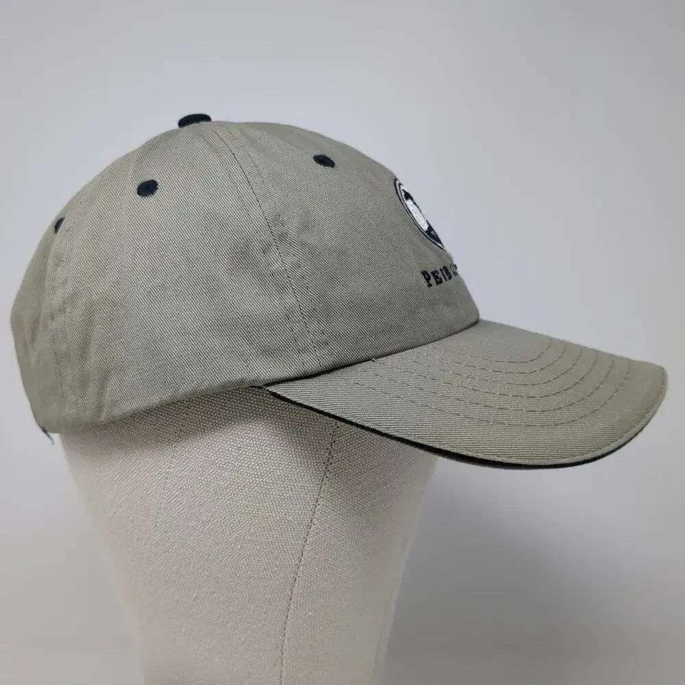 Pebble Beach Baseball Cap Beige One Size Hat 1919 Lone Cypress Golf Strapback